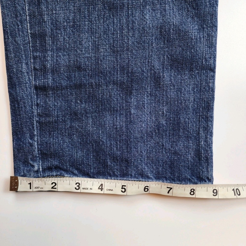 7 of a Kind Jeans Men's 36 Made in USA Button Fly Medium Wash Pants - Picture 3 of 10